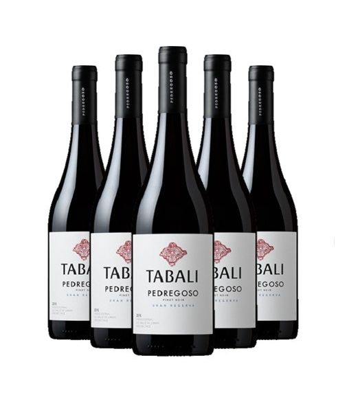 Pack 6 Pinot Noir, Gran Reserva, Pedregoso, Tabali