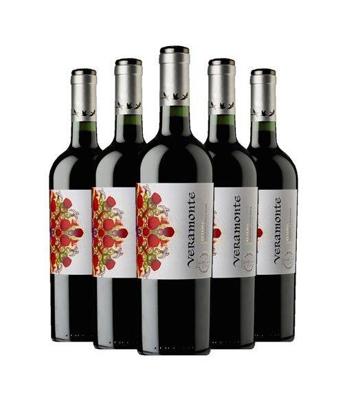 Pack 6 vinos Cabernet Sauvignon, Reserva, Viña Veramonte