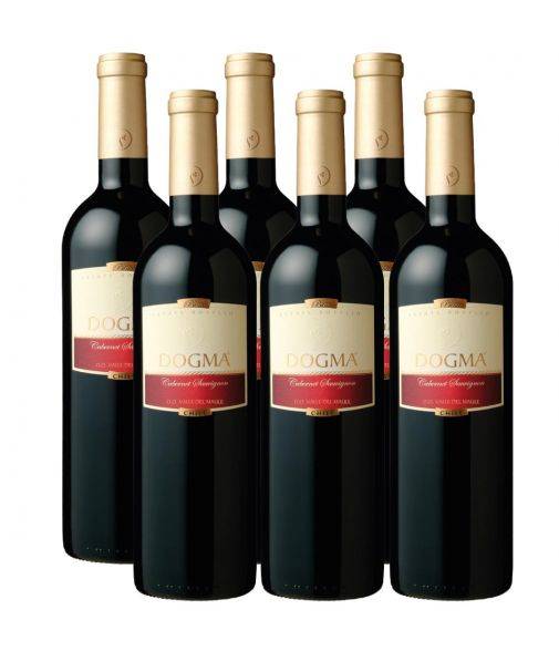 Pack 6 vinos Cabernet Sauvignon, Prime, Dogma, Viña El Aromo, Valle del Maule