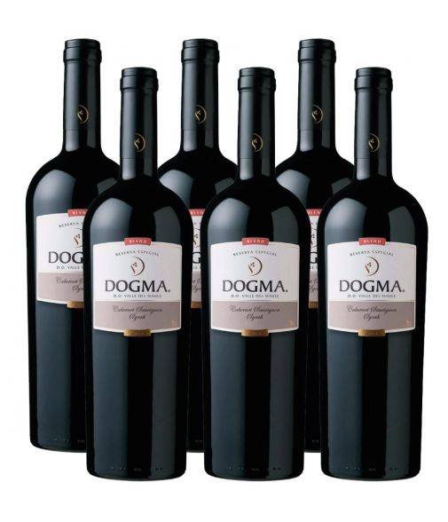 Pack 6 vinos, Cabernet Sauvignon/Syrah, Reserva, Dogma, Viña el Aromo
