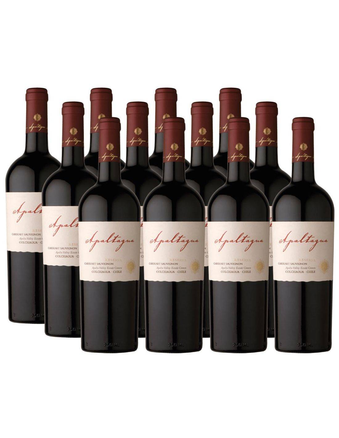emocionante deficiencia monstruo 12 vinos Cabernet Sauvignon Reserva Viña Apaltagua al Mejor Precio