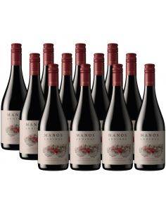 Pack 12 vinos Pinot Noir, Reserva, Manos Andinas, Trasiego Wines