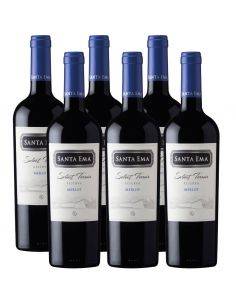 Pack 6 vinos Merlot, Select Terroir, Viña Santa Ema