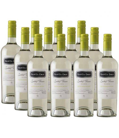 Pack 12 vinos Sauvignon Blanc, Select Terroir, Viña Santa Ema