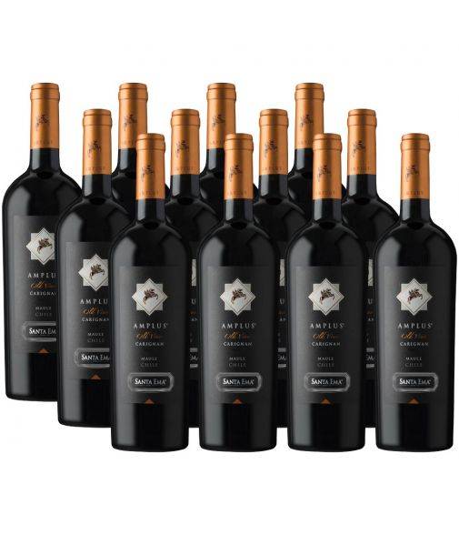 Pack 12 vinos Carignan, Amplus, Premium, Viña Santa Ema