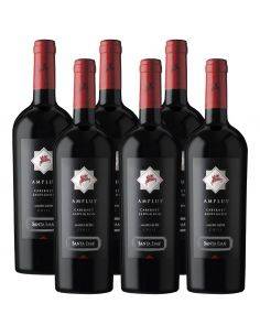 Pack 6 vinos Cabernet Sauvignon, Amplus, Premium, Viña Santa Ema