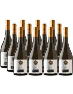 Pack 12 vinos Chardonnay, Amplus, Premium, Viña Santa Ema