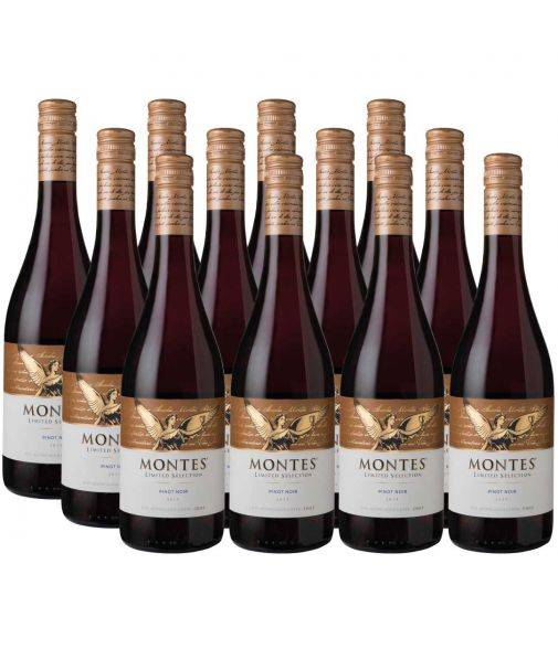 Pack 12 Pinot Noir, Gran Reserva, Limited Selection, Viña Montes