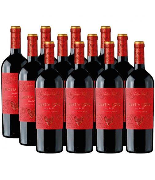 Pack 12 Bestia Love, Red Blend, Gran Reserva, Bestia Wines