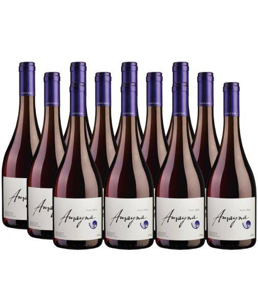 Pack 12 vinos Pinot Noir, Viña Garces Silva, Amayna